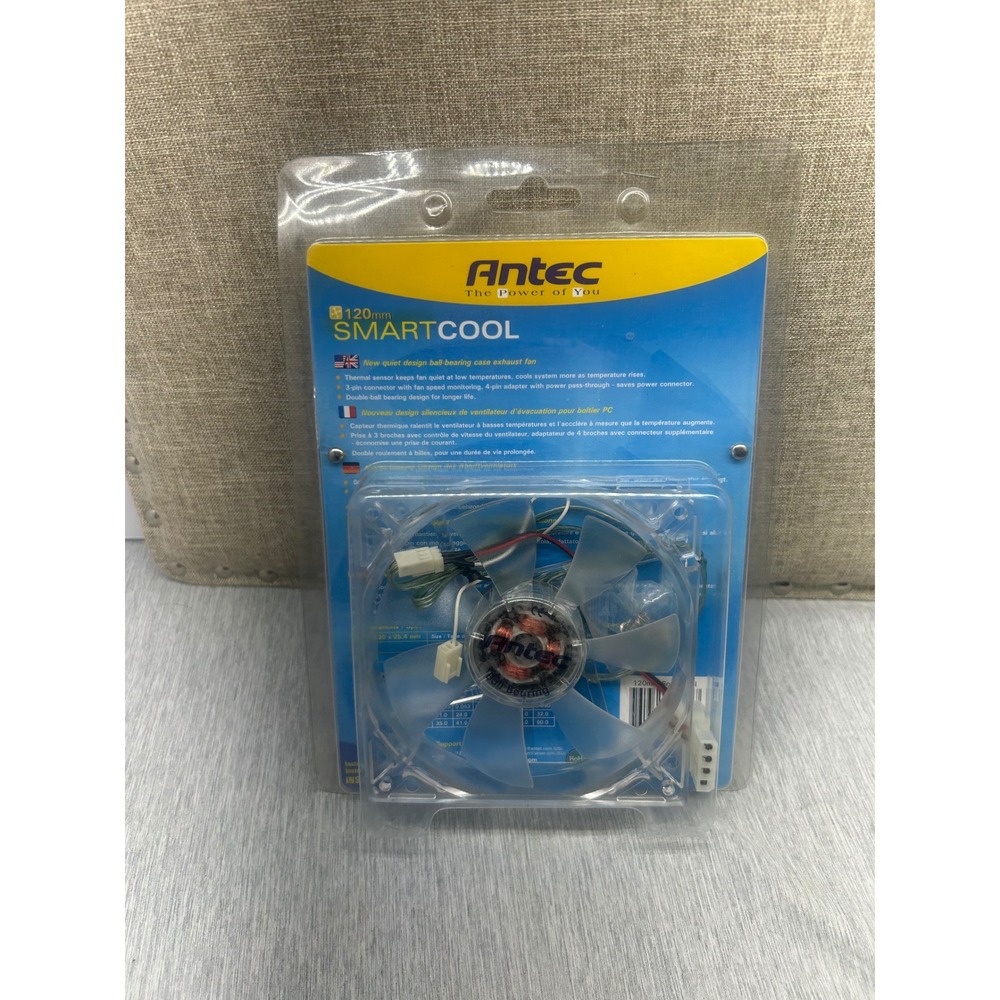 Antec SmartCool 120mm Case Fan Ball-Bearing Thermally Controlled Variable Speed